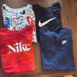 Nike Red and Blue Short Sleeve Tees